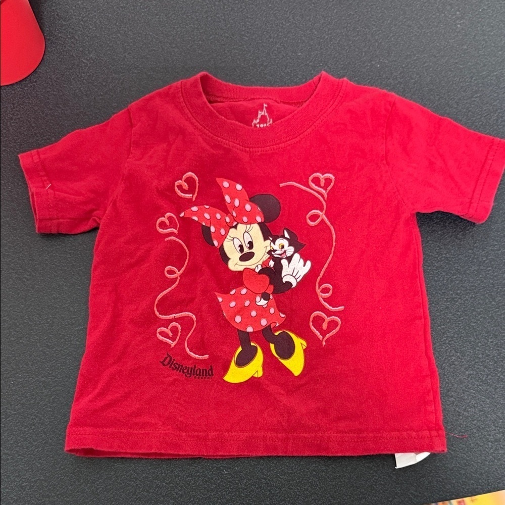 Disneyland Minnie Mouse Red Kids Tee